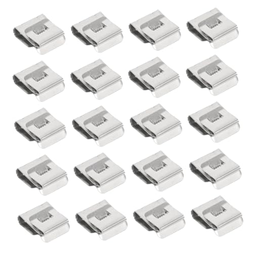 ARTSEWPLY 30 Stück Teiliges Edelstahl Solar Panel Kabelklemmen für Kabel Rostfreie Solarpanel Drahtclips mit Einfacher Montage und Langlebiger Stabiler Bauweise für Ordentliche von ARTSEWPLY