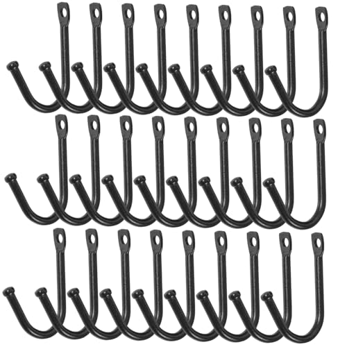 ARTSEWPLY 30 Stück Teiliges Schwarze Mini Wandhaken aus Metall Rustikale Garderobenhaken zum Aufhängen von Kleidung Schlüsseln und Handtüchern Platzsparend für Flur Schlafzimmer Küche und ARTSEWPLY 30 Stück Teiliges Schwarze Mini Wandhaken aus Metall Rustikale Garderobenhaken zum Aufhängen von Kleidung Schlüsseln und Handtüchern Platzsparend für Flur Schlafzimmer Küche und von ARTSEWPLY