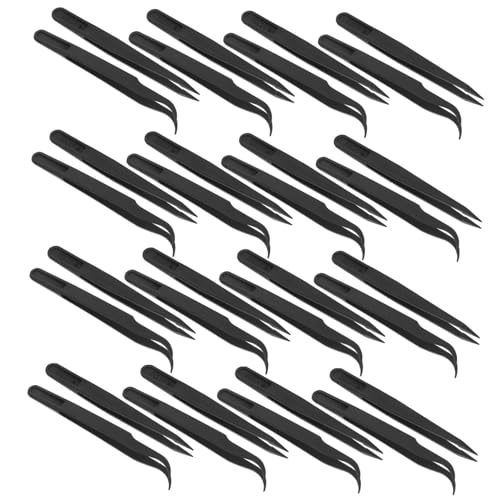 ARTSEWPLY 36 Stück Laborspitzen kunststoff reparatur werkzeuge feine Tipp Pinzetten Daumenverkleidungszange Pinzetten mit gekrümmter gezackter Spitze Uhr Reparatur Pinzette Schwarz ARTSEWPLY 36 Stück Laborspitzen kunststoff reparatur werkzeuge feine Tipp Pinzetten Daumenverkleidungszange Pinzetten mit gekrümmter gezackter Spitze Uhr Reparatur Pinzette Schwarz von ARTSEWPLY
