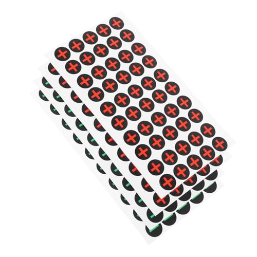 ARTSEWPLY 4 Blätter Polarity Warning Stickers Teiliges Selbstklebend Rot Blau Sicherheitsaufkleber für Batterien Elektrogeräte Hohe Sichtbarkeit zur Unfallverhütung von ARTSEWPLY