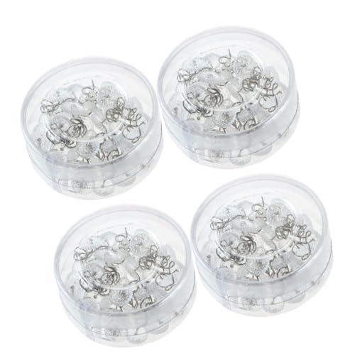 ARTSEWPLY 4 Boxen Anti rutsch Befestigungsclips für Bettwäsche und Sofabezüge Spiralförmige Polsternägel zur Fixierung von Bettlaken Quilt Sofabezugshaltern für rutschfeste Abdeckungen von ARTSEWPLY