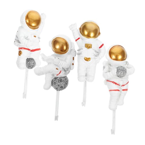 ARTSEWPLY 4 Stück Astronaut Wandhaken Robuste Wand Schlüsselhaken Dekorative Handtuchhalter für Küche und Badezimmer Platzsparend Kratzfest Sicher und Langlebig ARTSEWPLY 4 Stück Astronaut Wandhaken Robuste Wand Schlüsselhaken Dekorative Handtuchhalter für Küche und Badezimmer Platzsparend Kratzfest Sicher und Langlebig von ARTSEWPLY