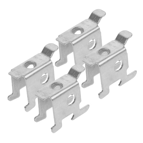 ARTSEWPLY 4 Stück Edelstahl Gefrierschrank Regalhalter Robuste Kühlregalbefestigung für Gewerbe Vielseitige Regalstützen zum Organisieren von Getränken und Snacks Langlebige Metallclips für ARTSEWPLY 4 Stück Edelstahl Gefrierschrank Regalhalter Robuste Kühlregalbefestigung für Gewerbe Vielseitige Regalstützen zum Organisieren von Getränken und Snacks Langlebige Metallclips für von ARTSEWPLY