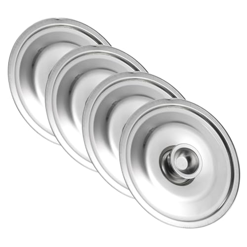 ARTSEWPLY 4 Stück Edelstahl Ölbehälter Deckel Wiederverwendbar Hitzeschutz Anti verbrühung Topf Pfannendeckel Einfach zu Reinigen und Langlebig für Küchenaufbewahrung ARTSEWPLY 4 Stück Edelstahl Ölbehälter Deckel Wiederverwendbar Hitzeschutz Anti verbrühung Topf Pfannendeckel Einfach zu Reinigen und Langlebig für Küchenaufbewahrung von ARTSEWPLY