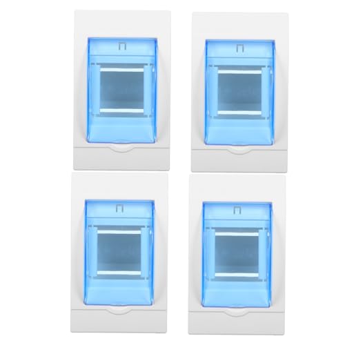 ARTSEWPLY 4 Stück Elektrische Verteilerbox mit Transparentem Deckel Wetterfeste Sicherungsbox für Innen Außenverkabelung Einfach zu Installierender Verteilerkasten für Haus Büro Werkstatt von ARTSEWPLY