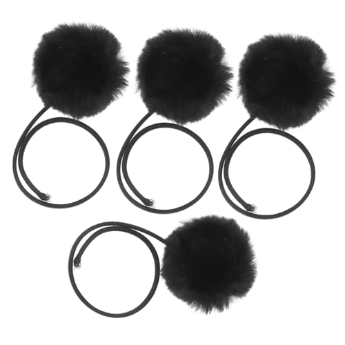 ARTSEWPLY 4 Stück Katzenspielzeug Plüschbälle mit Glocke Ersatz für Kratzbaum Hängendes Sicher und Unterhaltsam Einfach zu Befestigen für Interaktives Katzenspiel Zuhause von ARTSEWPLY