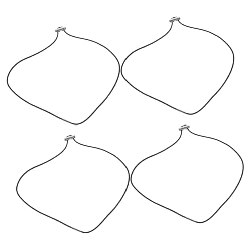 ARTSEWPLY 4 Stück Teiliges Elastisches Müllbeutel Befestigungsband Umfang Verstellbare Haushalts Mülleimer Band Fixierung Praktische Rutsch Müllsack Spanner Schwarzes von ARTSEWPLY