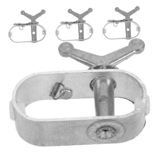 ARTSEWPLY 4 Stück Teiliges Heavy Duty Drahtseil spannset Universeller Stahlseil zugspanner für Garten Zaun Gewächshaus Robust und Einfach zu Bedienen Inklusive Kabelspanner für Sichere von ARTSEWPLY
