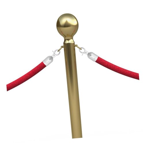 ARTSEWPLY 4 Stück Teiliges Kordelstopper Endverschluss aus Aluminiumlegierung Langlebiger Seilendverschluss mit Haken für Absperrpfosten Einfache Installation Vielseitig für Geländer und ARTSEWPLY 4 Stück Teiliges Kordelstopper Endverschluss aus Aluminiumlegierung Langlebiger Seilendverschluss mit Haken für Absperrpfosten Einfache Installation Vielseitig für Geländer und von ARTSEWPLY