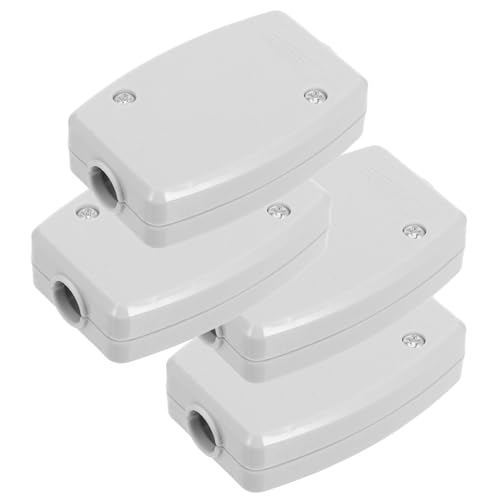 ARTSEWPLY 4 Stück Teiliges Kunststoff Anschlussdose Robuste Kabelverbinder und Terminalblock Kompakte Projektbox für Sichere Schnelle Elektroinstallationen für DIY Verdrahtung und ARTSEWPLY 4 Stück Teiliges Kunststoff Anschlussdose Robuste Kabelverbinder und Terminalblock Kompakte Projektbox für Sichere Schnelle Elektroinstallationen für DIY Verdrahtung und von ARTSEWPLY