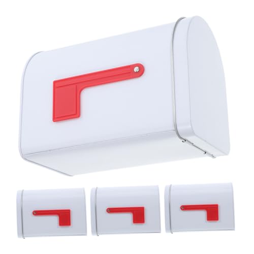 ARTSEWPLY 4 Stück Teiliges Mini-mailbox Weißem Metallblech Kindersicheres für Kreatives Vielseitige Aufbewahrungsbox für Weihnachts-süßigkeiten Snacks Partygeschenke und Dekoration ARTSEWPLY 4 Stück Teiliges Mini-mailbox Weißem Metallblech Kindersicheres für Kreatives Vielseitige Aufbewahrungsbox für Weihnachts-süßigkeiten Snacks Partygeschenke und Dekoration von ARTSEWPLY