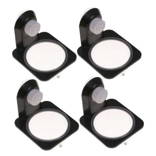 ARTSEWPLY 4 Stück Teiliges Reptilien Futter und Wassernapf Schwarz mit Saugnapf Langlebig und Robust Geeignet für Glas und Acrylterrarium Platzsparend und Leicht zu Reinigen für Eidechsen ARTSEWPLY 4 Stück Teiliges Reptilien Futter und Wassernapf Schwarz mit Saugnapf Langlebig und Robust Geeignet für Glas und Acrylterrarium Platzsparend und Leicht zu Reinigen für Eidechsen von ARTSEWPLY