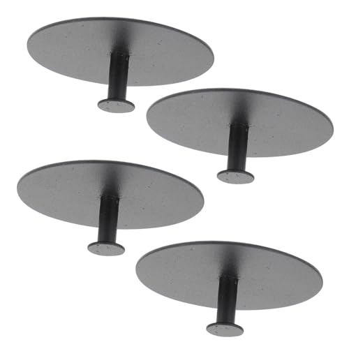 ARTSEWPLY 4 Stück Teiliges Selbstklebende Wandfreie Metallhaken Einfache Installation Runde Nordische Design kleiderhaken Geeignet für Bad Flur Wohnzimmer Kratzfreie Oberfläche Hohe von ARTSEWPLY