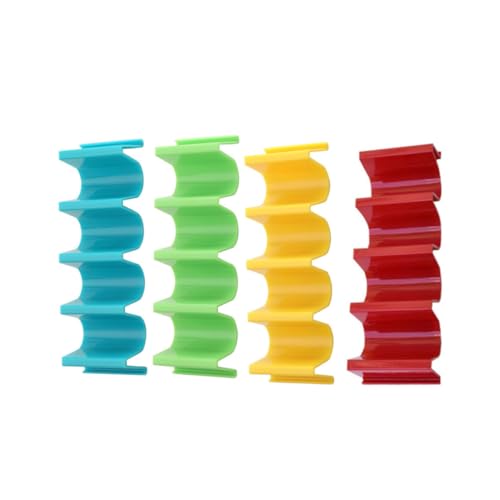 ARTSEWPLY 4 Stück Teiliges Tortilla Rack Taco Halter aus Robustem PP mit Rutschfester Basis Stabiler Taco Ständer für Burritos Hot Dogs Pfannkuchen für Familie Outdoor Camping und von ARTSEWPLY