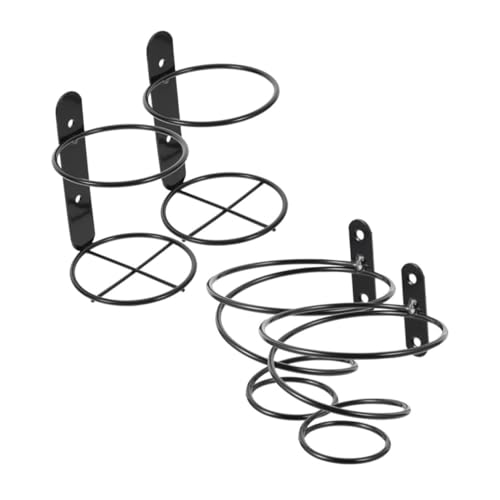 ARTSEWPLY 4 Stück Teiliges Wand Weinregal aus Metall Einzeln Hängende Flaschenhalterung Stabiles Design für Bar Küche Party Sicherer Weinflaschenhalter zur Platzsparenden Wandmontage von ARTSEWPLY