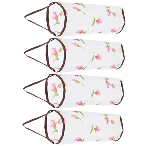 ARTSEWPLY 4 Stück Teiliges Wandmontierter Müllbeutelhalter aus Robustem Polyester Wiederverwendbarer Müllbeutel Organizer für Küche und Haushalt Platzsparende Aufbewahrungslösung für von ARTSEWPLY