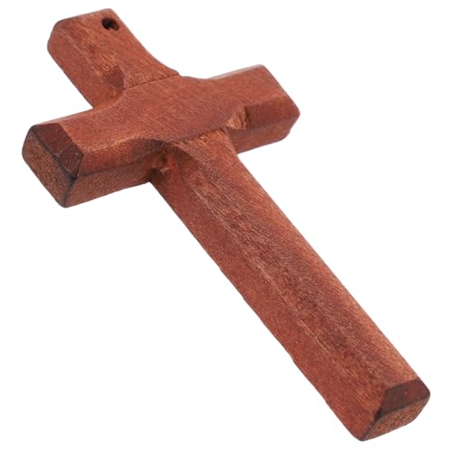 ARTSEWPLY 5 Stück Holzkreuzanhänger Reiz Schlüssel Zubehör klein Wandkreuze für Wohnkultur Hängendes Wohnaccessoire- Dekorationen hängen Schmuckfunde Handwerksanhänger von ARTSEWPLY