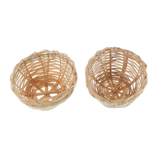 ARTSEWPLY 5 Stück Teiliges Handgefertigtes Nest mit Aufhängehaken Natürliches Langlebiges Papageien und Haustiernest Dekoratives Hängendes Nest für Käfig und Garten ARTSEWPLY 5 Stück Teiliges Handgefertigtes Nest mit Aufhängehaken Natürliches Langlebiges Papageien und Haustiernest Dekoratives Hängendes Nest für Käfig und Garten von ARTSEWPLY