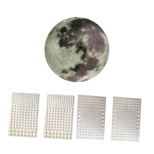 ARTSEWPLY 5 Stück Teiliges Leuchtender Mond und Sterne Wandtattoo Selbstklebend DIY Bubble Sticker Fluoreszierend im Dunkeln Geeignet für Kinderzimmer Fenster und Glatte Oberflächen ARTSEWPLY 5 Stück Teiliges Leuchtender Mond und Sterne Wandtattoo Selbstklebend DIY Bubble Sticker Fluoreszierend im Dunkeln Geeignet für Kinderzimmer Fenster und Glatte Oberflächen von ARTSEWPLY
