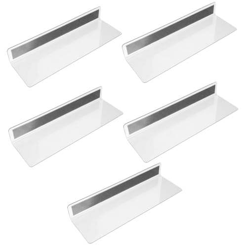 ARTSEWPLY 5 Stück Teiliges PVC Regalteiler Breit mit Magnet für Supermarkt und Haushaltsorganisation Transparente Langlebige und Stabile Warentrennwand im Form Design von ARTSEWPLY
