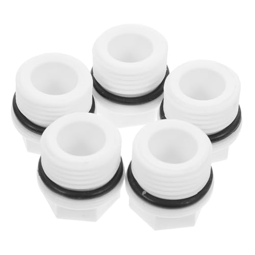 ARTSEWPLY 5 Stück Teiliges Ppr Außengewinde Hexagonaler Gewindeblindstopfen aus Robustem Hitzebeständigem Ppr Material Installieren Geeignet für Gartenwasserleitungen und Rohrisolierung ARTSEWPLY 5 Stück Teiliges Ppr Außengewinde Hexagonaler Gewindeblindstopfen aus Robustem Hitzebeständigem Ppr Material Installieren Geeignet für Gartenwasserleitungen und Rohrisolierung von ARTSEWPLY