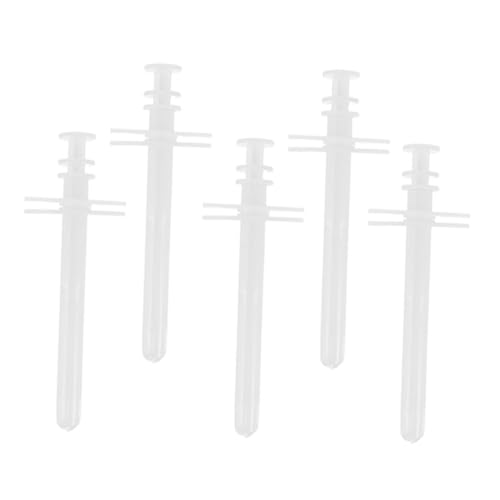 ARTSEWPLY 5 Stück Teiliges Tiermedikamenten Fütterungsset Ergonomisches Manuelles Futtergerät mit Weicher Spitze für Katzen Hunde Welpen und Kleine Haustiere Langlebig und Leicht zu Reinigen von ARTSEWPLY