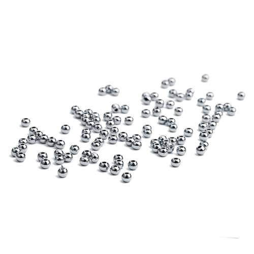 ARTSEWPLY 50 Stück Edelstahl Perlen mit Großem Loch Rostfrei und Korrosionsbeständig Runde Schmuckperlen für DIY Armbänder Halsketten Basteln und Schmuckherstellung Silberfarbene ARTSEWPLY 50 Stück Edelstahl Perlen mit Großem Loch Rostfrei und Korrosionsbeständig Runde Schmuckperlen für DIY Armbänder Halsketten Basteln und Schmuckherstellung Silberfarbene von ARTSEWPLY