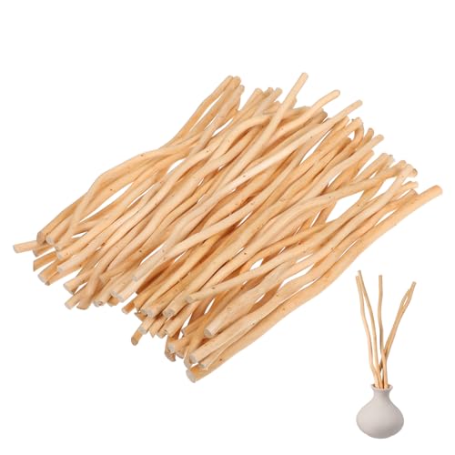 ARTSEWPLY 50 Stück Natürliche Holzstäbe Lang Stabile Holzstäbe zum Basteln DIY Wanddeko Rustikale Naturmaterialien für Handwerk Hochzeit Deko und Kreative Projekte von ARTSEWPLY