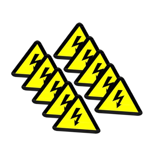 ARTSEWPLY 50 Stück Selbstklebende Warnaufkleber Gelbes Dreieck Hochspannungsschild Elektrische Gefahrenmarkierung Stark Haftend für Haushalte Büros Industrie zur von Elektrischen Anlagen ARTSEWPLY 50 Stück Selbstklebende Warnaufkleber Gelbes Dreieck Hochspannungsschild Elektrische Gefahrenmarkierung Stark Haftend für Haushalte Büros Industrie zur von Elektrischen Anlagen von ARTSEWPLY