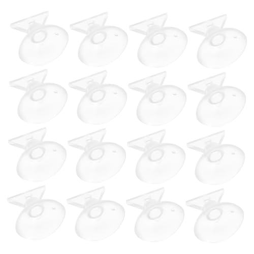 ARTSEWPLY 50 Stück Starke PVC Kunststoff Saugnäpfe mit Dreieckgriff Wiederverwendbare Glas sauger für Fenster Dekoration Leichte Gegenstände Vielseitig Einsetzbar Rückstandsfrei Kompakt und von ARTSEWPLY