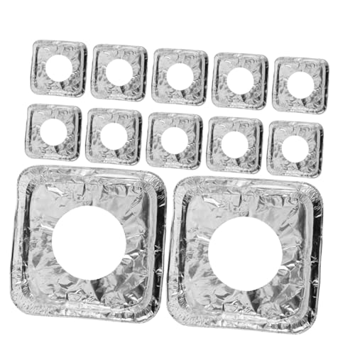 ARTSEWPLY 50 Stück Teiliges Gasherd Abdeckplatten aus Dickem Aluminiumfolie Hitzebeständige Schutzmatten zur Öl Fettschmutzabwehr Leicht zu Reinigen für Verschiedene Gasherde ARTSEWPLY 50 Stück Teiliges Gasherd Abdeckplatten aus Dickem Aluminiumfolie Hitzebeständige Schutzmatten zur Öl Fettschmutzabwehr Leicht zu Reinigen für Verschiedene Gasherde von ARTSEWPLY