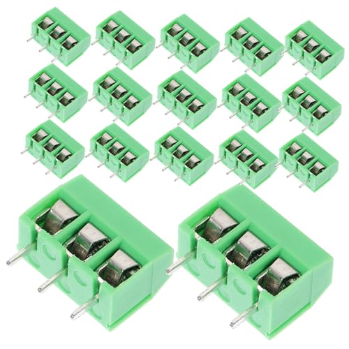 ARTSEWPLY 50 Stück Teiliges Poliges Schraubklemmen Isolierte Anschlussklemmen für Pcb Kompakte Elektrische Verteilerklemmen Vielseitig Einfach Montierbar für Elektroinstallationen und von ARTSEWPLY