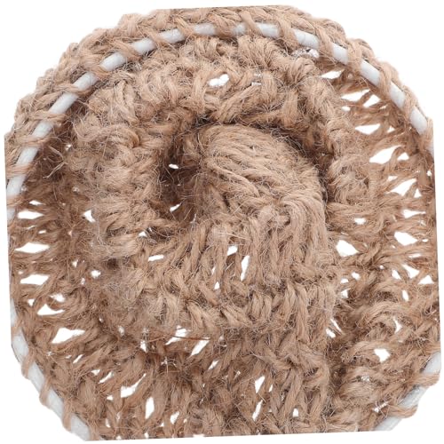 ARTSEWPLY 6 Stück Boho Lampenschirme Handgewebt Nordic Stil Kreative Geflochtene Pendelleuchten Abdeckungen Vintage Rope Lamp Shade für Stimmungsvolle Wohnraumbeleuchtung von ARTSEWPLY