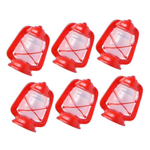 ARTSEWPLY 6 Stück Dekorative Mikro Landschaftsornamente Realistische Kleine Öllampen für Fensterbank Deko von ARTSEWPLY