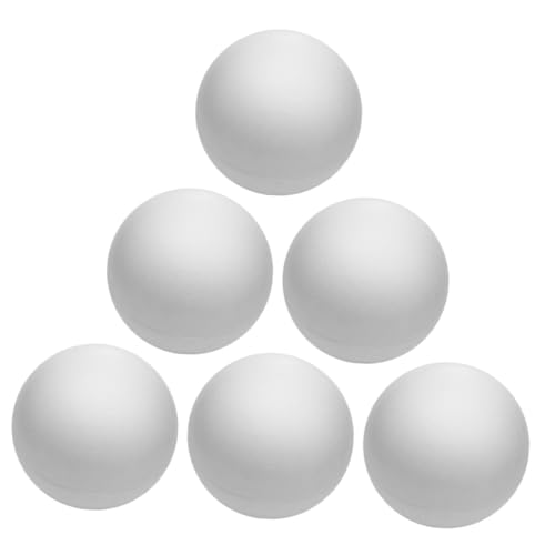 ARTSEWPLY 6 Stück Kugeln für DIY Hochzeitsdekorationen Leichte Langlebige Schaumkugeln für Kreative Bastelprojekte und Festliche Anlässe von ARTSEWPLY