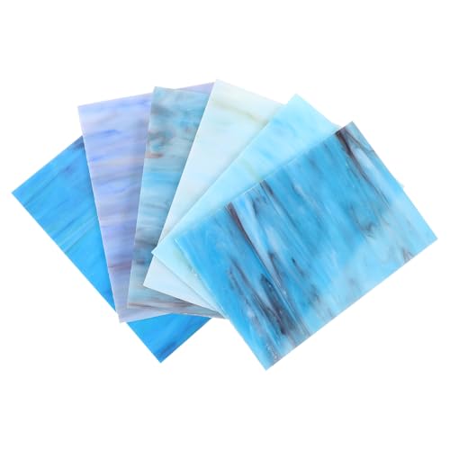 ARTSEWPLY 6 Stück Teiliges Farbige Glimmerplatten für DIY Kathedralglas Bastelprojekte Fensterlampen Kerzenhalter mit Transparenter Struktur und Lebendigen Mustern ARTSEWPLY 6 Stück Teiliges Farbige Glimmerplatten für DIY Kathedralglas Bastelprojekte Fensterlampen Kerzenhalter mit Transparenter Struktur und Lebendigen Mustern von ARTSEWPLY