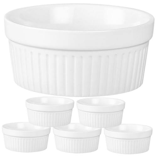 ARTSEWPLY 6 Stück Teiliges Keramik Backförmchen Multifunktionale Muffin und Puddingbecher Hitzebeständig Gleichmäßige Wärmeleitung Leicht zu Reinigen für Kuchen Mousse und ARTSEWPLY 6 Stück Teiliges Keramik Backförmchen Multifunktionale Muffin und Puddingbecher Hitzebeständig Gleichmäßige Wärmeleitung Leicht zu Reinigen für Kuchen Mousse und von ARTSEWPLY