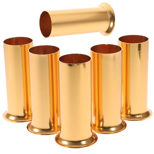 ARTSEWPLY 6 Stück Teiliges Metall Kerzenfassung Hülsen für Kronleuchter Langlebige Deckenlampen Abdeckung Einfache Installation Breiter Sockel für Hängelampen und Tischleuchten Warmes Retro ARTSEWPLY 6 Stück Teiliges Metall Kerzenfassung Hülsen für Kronleuchter Langlebige Deckenlampen Abdeckung Einfache Installation Breiter Sockel für Hängelampen und Tischleuchten Warmes Retro von ARTSEWPLY