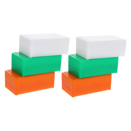 ARTSEWPLY 6 Stück Teiliges Mikroskop objektträger aufbewahrungsbox aus Robustem Kunststoff Wiederverwendbar Stapelbar Kompakt für Labor Schule und Sicherer Schutz und Einfache Lagerung von ARTSEWPLY