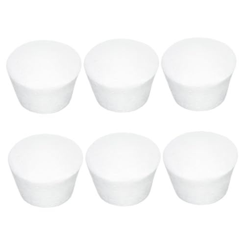 ARTSEWPLY 6 Stück Teiliges Mittlere Schaumstoff Cupcake Modelle Wiederverwendbare DIY Tortendeko Übung Leicht Originelles Backzubehör für Muffin Kuchen Dekoration und Modellierung von ARTSEWPLY