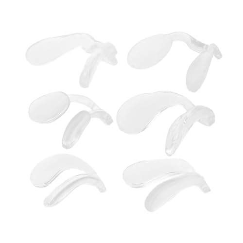 ARTSEWPLY 6 Stück Teiliges Transparente Weiche Nasenpads für Brillen rutschfest Druckentlastend Angenehm zu Tragen Ersatz für Brillen Nasenpolster Stabil und Hautfreundlich ARTSEWPLY 6 Stück Teiliges Transparente Weiche Nasenpads für Brillen rutschfest Druckentlastend Angenehm zu Tragen Ersatz für Brillen Nasenpolster Stabil und Hautfreundlich von ARTSEWPLY