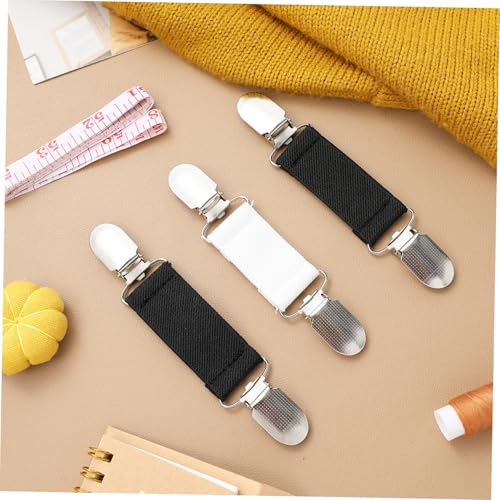 ARTSEWPLY 6 Stück Teiliges rutschfeste Fixierclips mit Elastischen Bändern Langlebige und Hochwertige Textilriemen Vielseitig Einsetzbar zum Befestigen von Bettlaken Sofaüberzügen Taillen von ARTSEWPLY