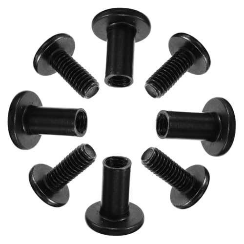 ARTSEWPLY 60 Stück Teiliges Innensechskant Schrauben Mutterset aus Metall mit Senkkopf und Klemmbügel für Sichere Präzise Möbelverbindung Schwarz für Schränke und Krippen Reparatur von ARTSEWPLY