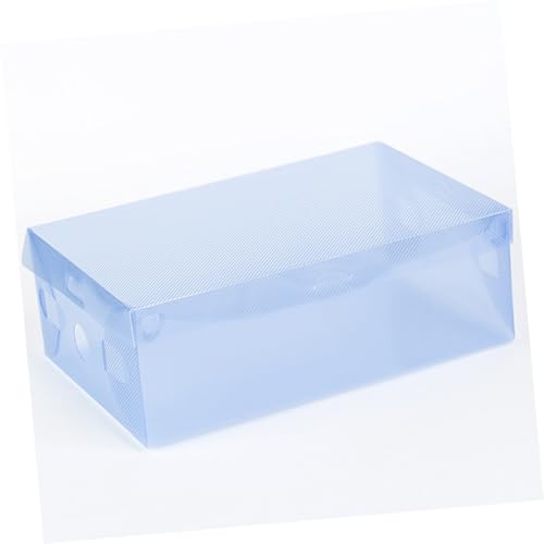 ARTSEWPLY 7 Stück Teiliges Stapelbar Faltbar aus Robustem PP Kunststoff Transparente Aufbewahrungsboxen in Farben Platzsparend und Vielseitig für Schuhe im Haushalt Schlafzimmer und von ARTSEWPLY