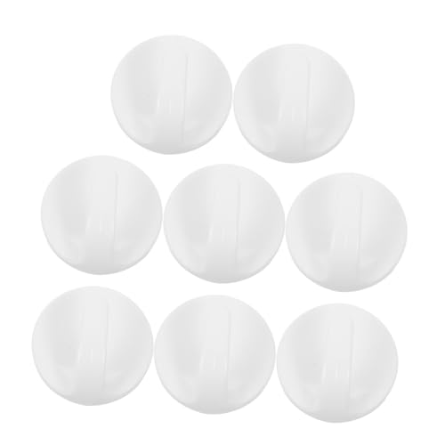 ARTSEWPLY 8 Stück Teiliges Magnetische Haken Weiß Rund Starkes Magnetisches Saugsystem Tür Küchenhandtuchhalter Für Bad Wohnzimmer Schlafzimmer Büro von ARTSEWPLY