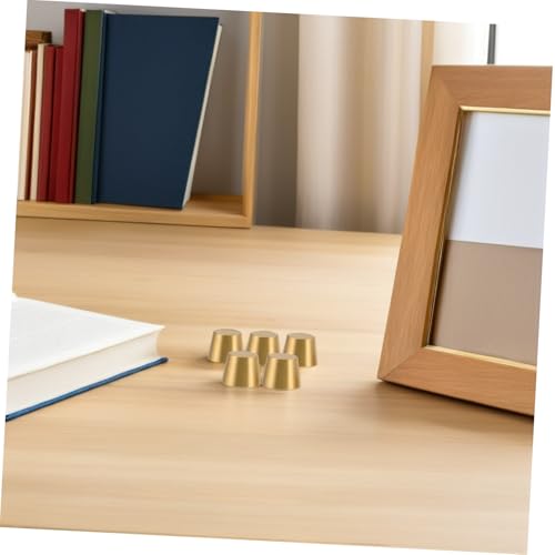 ARTSEWPLY 8 Stück Teiliges Messing Füße für Holztabletts und Serviertabletts Hohe Konische Messingfüße Robust und Verschleißfest Stilvolle Tischbeine für Schmuckkästen und Holzdisplayständer ARTSEWPLY 8 Stück Teiliges Messing Füße für Holztabletts und Serviertabletts Hohe Konische Messingfüße Robust und Verschleißfest Stilvolle Tischbeine für Schmuckkästen und Holzdisplayständer von ARTSEWPLY