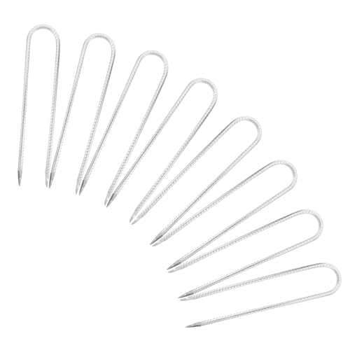 ARTSEWPLY 8 Stück Teiliges U förmiger Stahl Bodenanker Gartenanker Gartennetz Befestigung Zelthering Erdanker für Trampolin Schaukel Gartennetz Installieren Robust und Langlebig ARTSEWPLY 8 Stück Teiliges U förmiger Stahl Bodenanker Gartenanker Gartennetz Befestigung Zelthering Erdanker für Trampolin Schaukel Gartennetz Installieren Robust und Langlebig von ARTSEWPLY