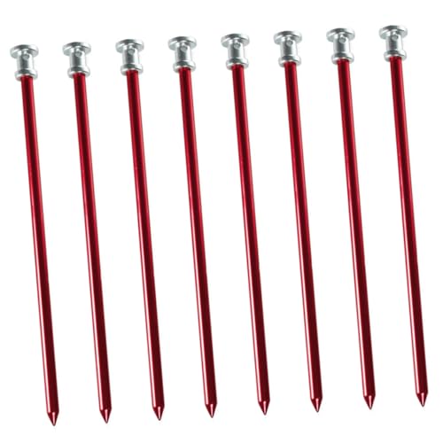 ARTSEWPLY 8 Stück Teiliges Zeltset Aluminiumlegierung Zeltheringe Camping Bodenanker Robust Windfest für Outdoor Trekking Rucksacktouren Zufällige Farbe Zufällige Farbe ARTSEWPLY 8 Stück Teiliges Zeltset Aluminiumlegierung Zeltheringe Camping Bodenanker Robust Windfest für Outdoor Trekking Rucksacktouren Zufällige Farbe Zufällige Farbe von ARTSEWPLY