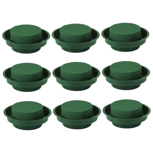 ARTSEWPLY 9 Stück Teiliges Runde Blumensteckmasse mit Hoher Dichte Kreative Form Stark Wasseraufnahmefähig für Hochzeiten Partys und Blumendekorationen ARTSEWPLY 9 Stück Teiliges Runde Blumensteckmasse mit Hoher Dichte Kreative Form Stark Wasseraufnahmefähig für Hochzeiten Partys und Blumendekorationen von ARTSEWPLY