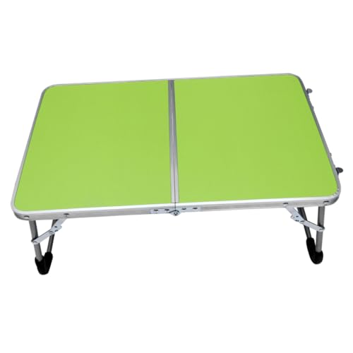 ARTSEWPLY Aluminium Klapptisch Grün Ultraleichter Outdoor Campingtisch aus Aluminiumlegierung für BBQ Camping Picknick Reise Einfach zu Reinigen und Transportieren von ARTSEWPLY